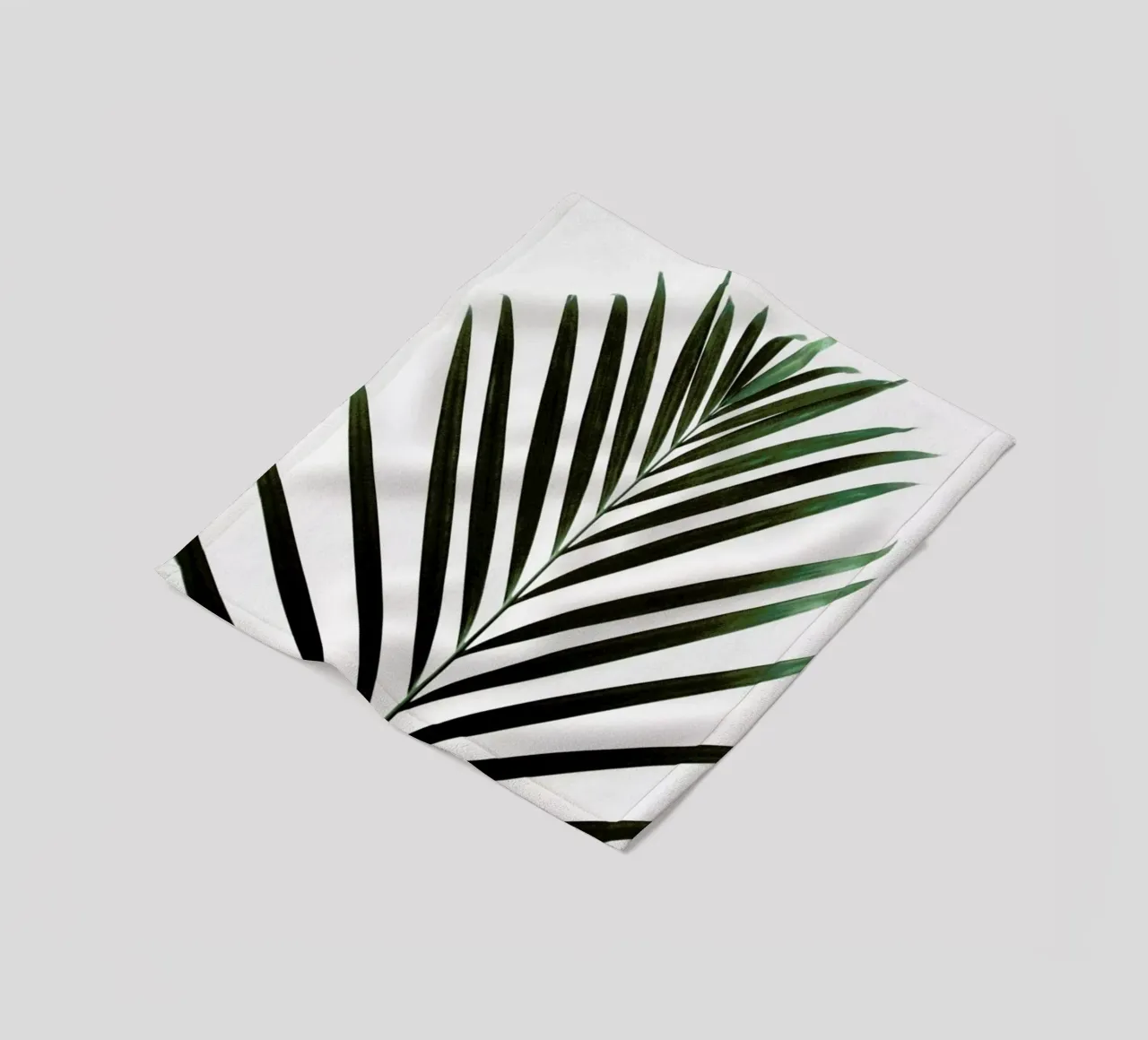 Minimal Palm Leaf coperta in pile da Studio Nahili