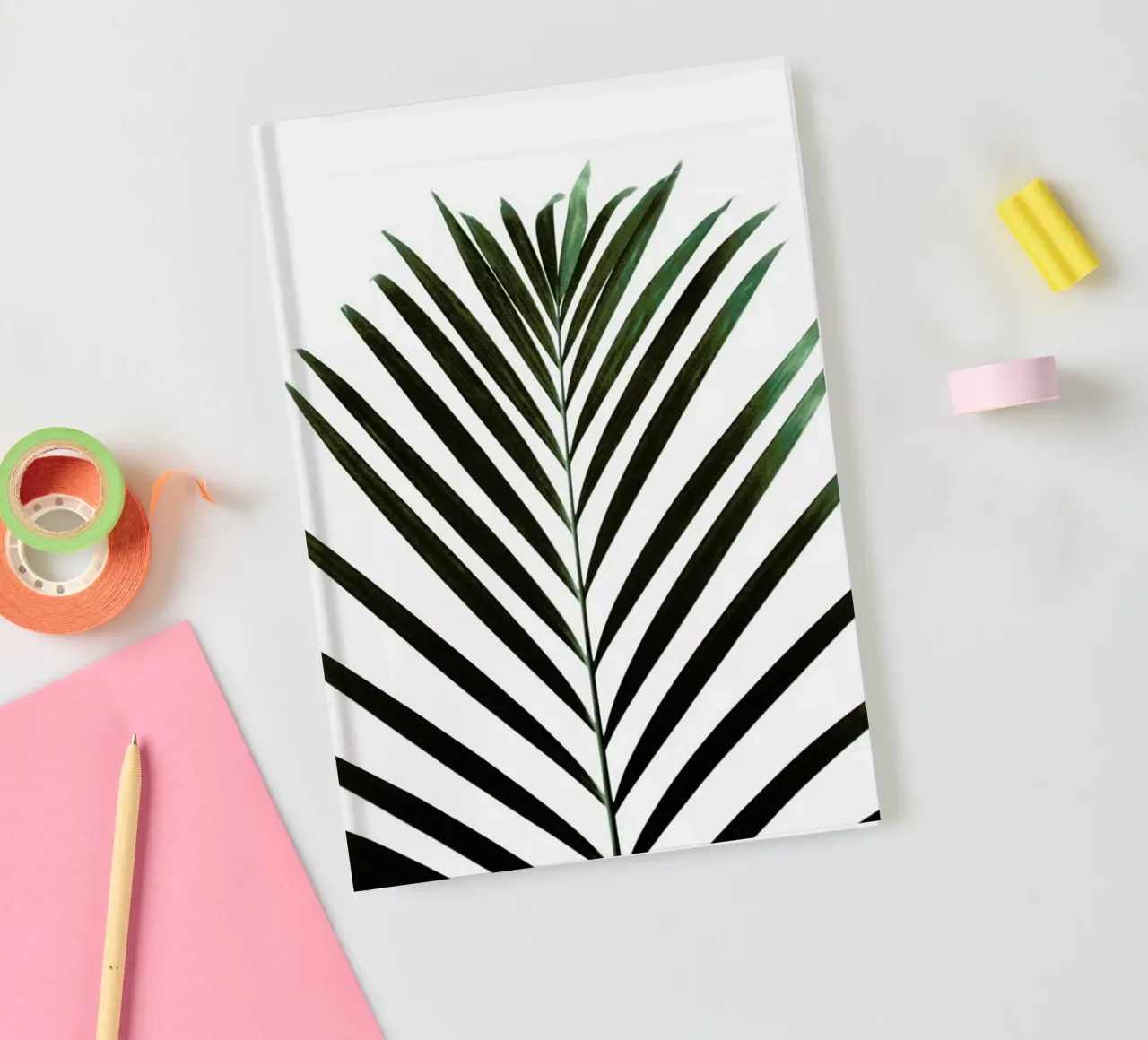 Minimal Palm Leaf notebook by Studio Nahili
