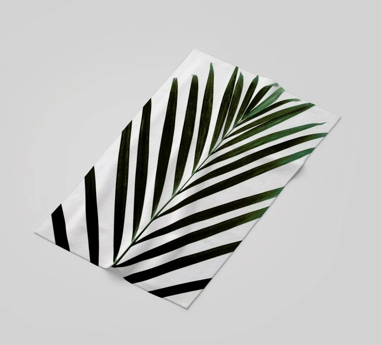 Minimal Palm Leaf telo mare da Studio Nahili