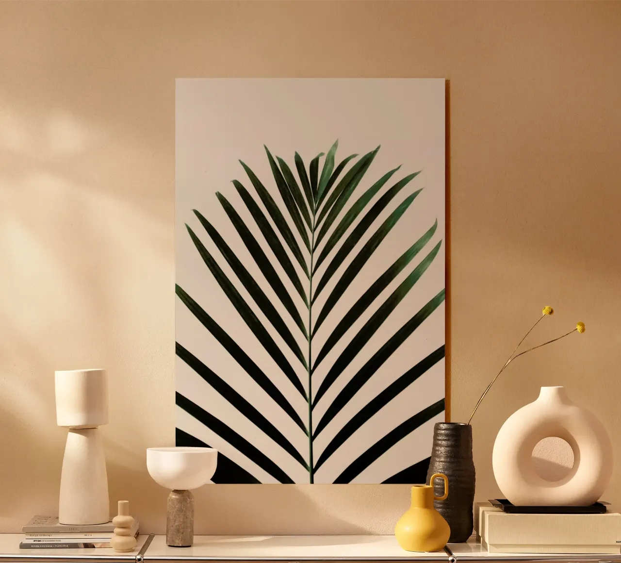 Minimal Palm Leaf plexiglass da Studio Nahili