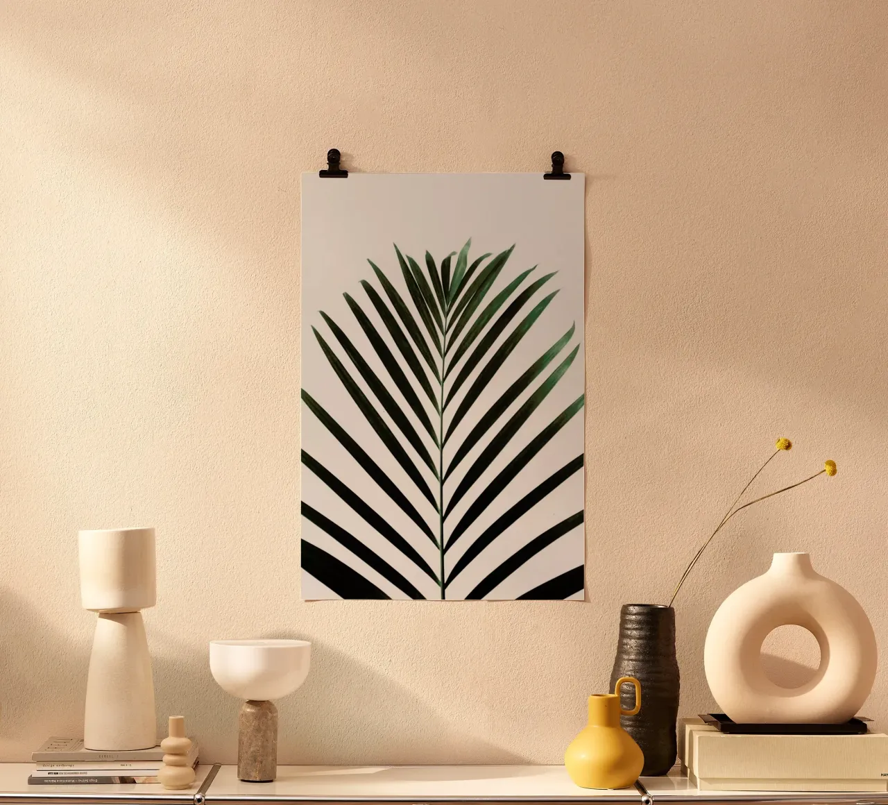 Minimal Palm Leaf carta hahnemühle da Studio Nahili
