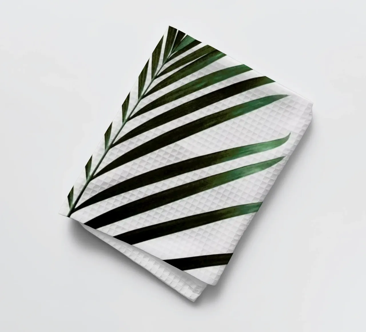 Minimal Palm Leaf canovaccio da cucina da Studio Nahili