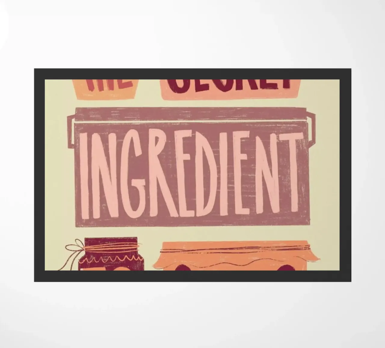 The Secret Ingredient deurmat van Studio One