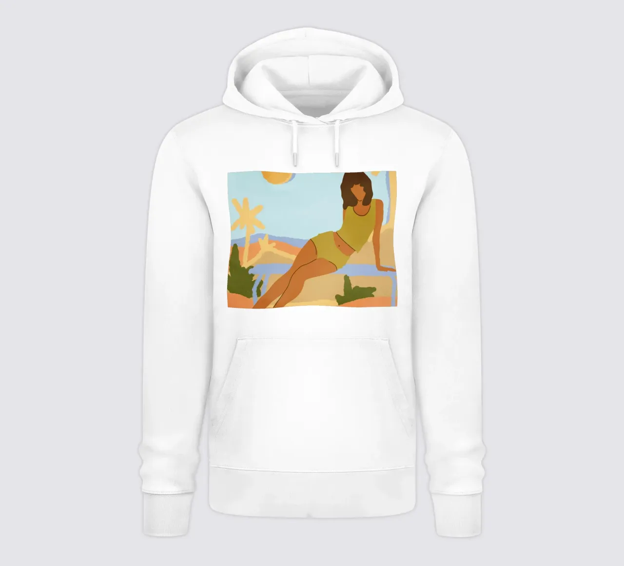 Appoggiarsi alla brezza felpa con cappuccio da Kintsugi99