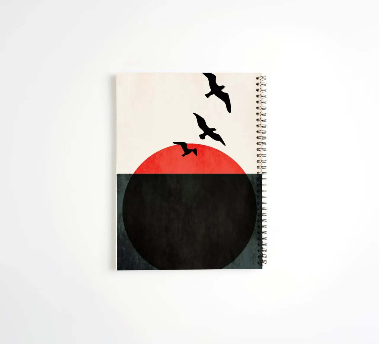 Sunset Breeze - VERDE spiral notebook by Kubistika