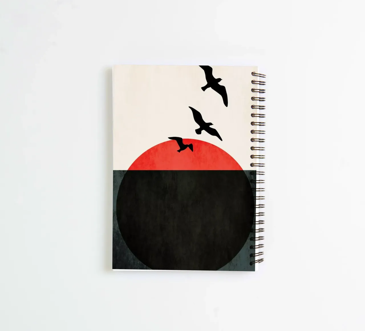 Sunset Breeze - VERDE spiral notebook by Kubistika