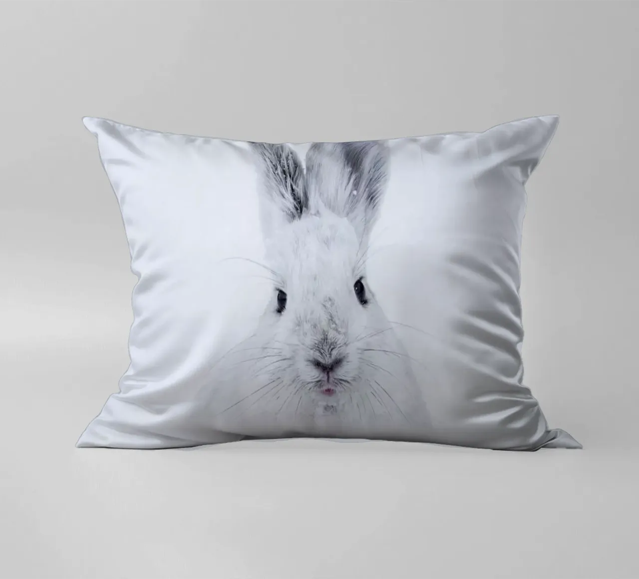 Rabbit in the Snow cuscino da EyeEm Mobile GmbH