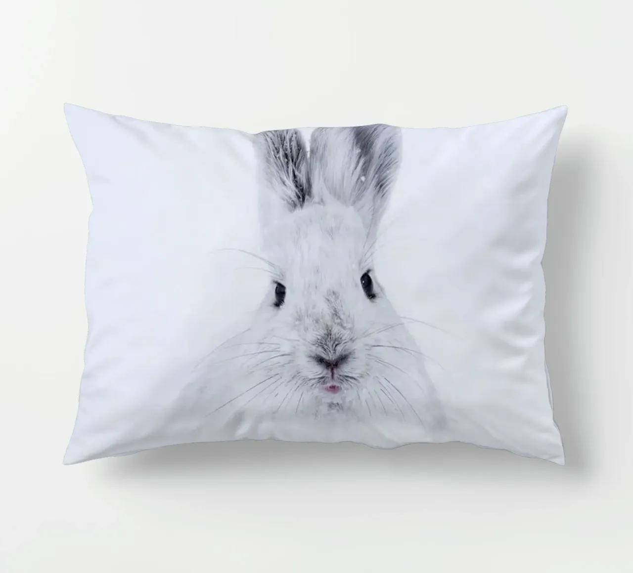 Rabbit in the Snow cuscino da EyeEm Mobile GmbH