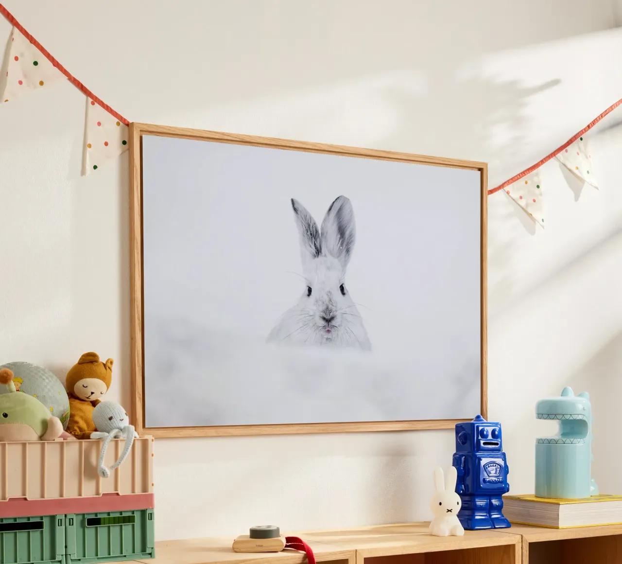 Rabbit in the Snow plexiglass da EyeEm Mobile GmbH