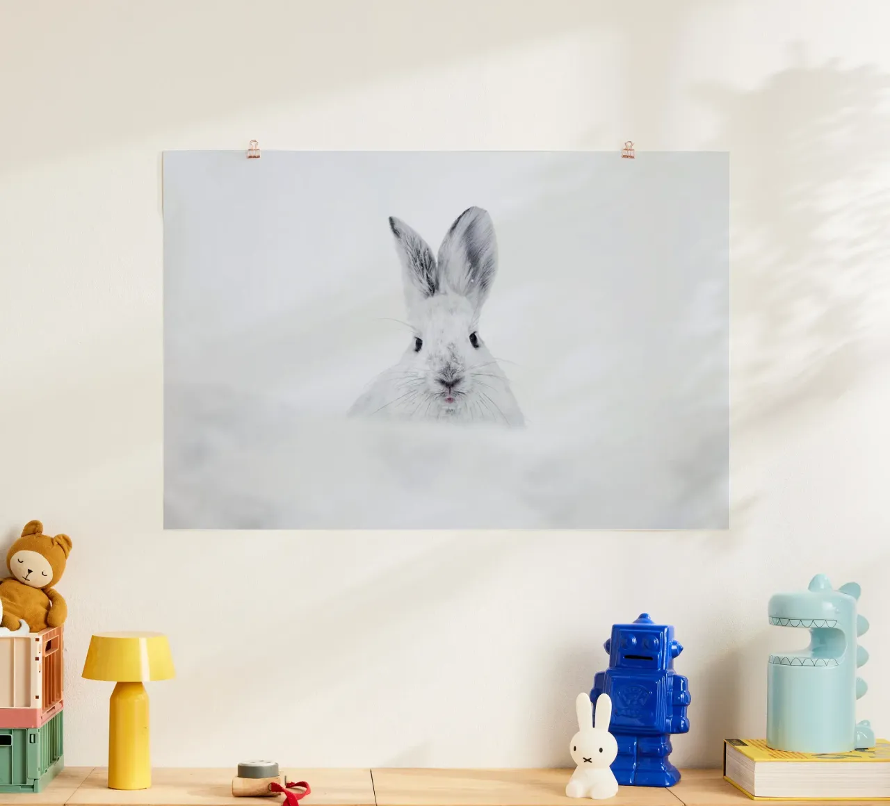 Rabbit in the Snow poster da EyeEm Mobile GmbH