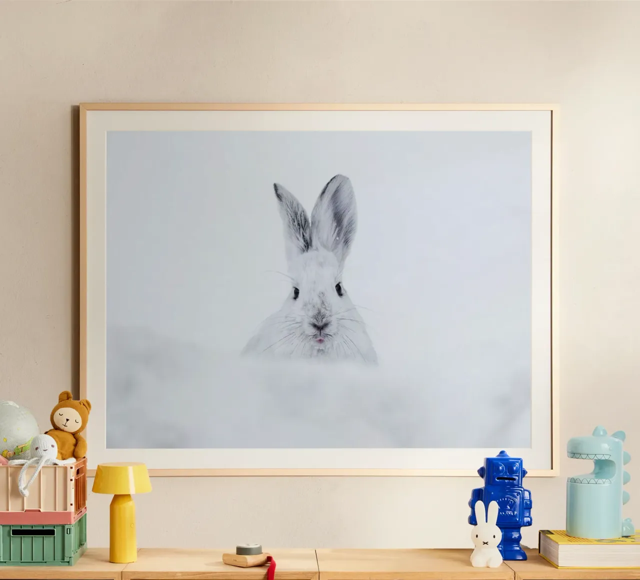 Rabbit in the Snow poster da EyeEm Mobile GmbH