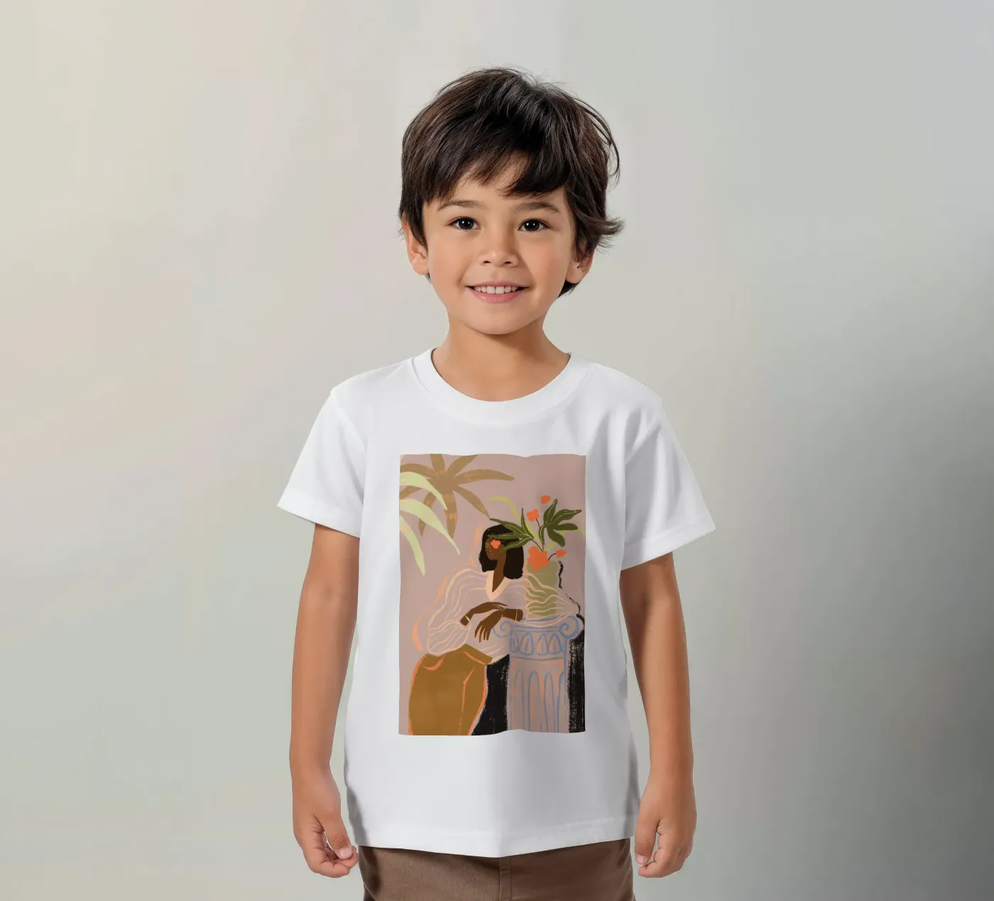 Waiting t-shirt bambini da Arty Guava
