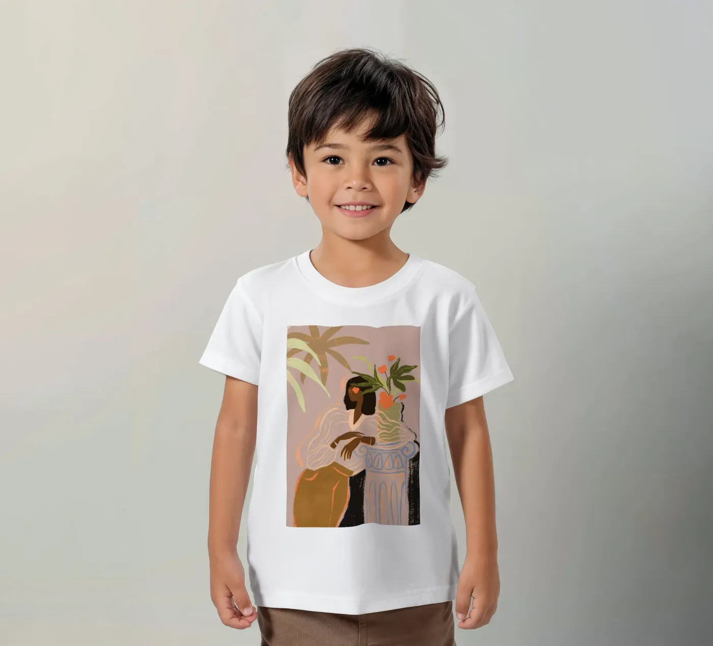 Waiting t-shirt bambini da Arty Guava