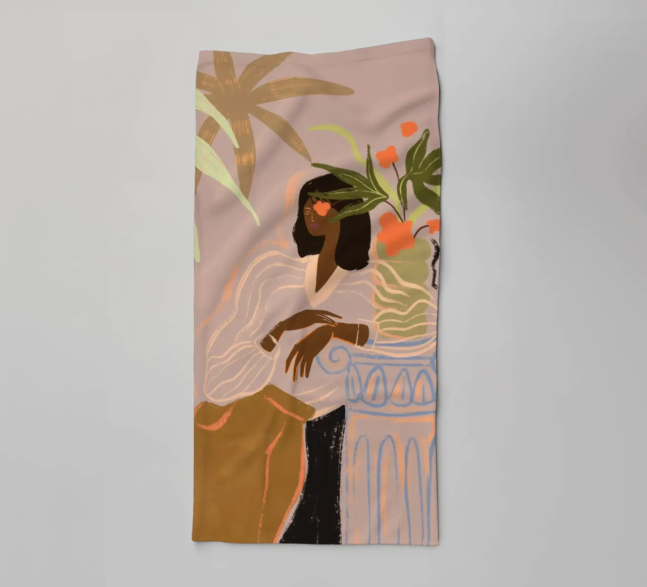 Waiting serviette de bain de Arty Guava