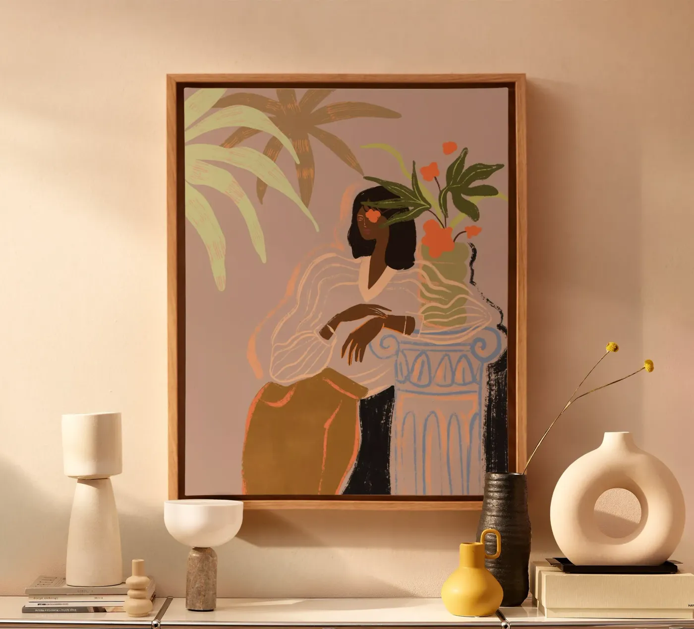 Waiting tela da Arty Guava