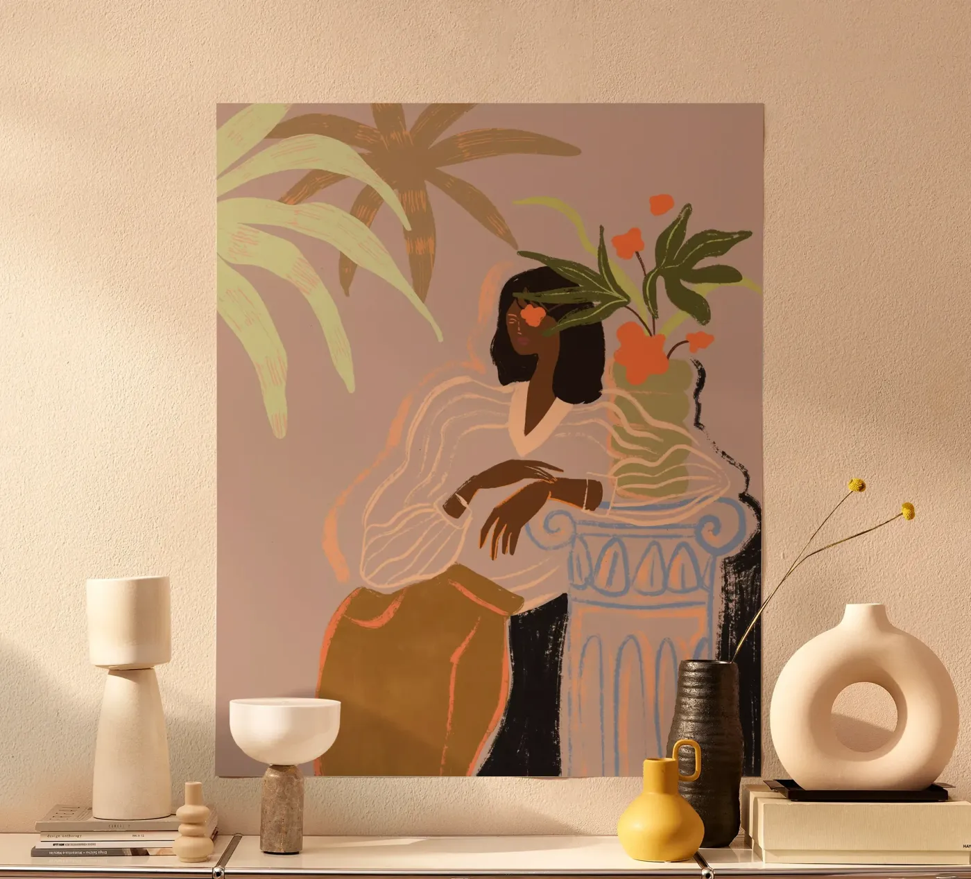 Waiting poster by Arty Guava