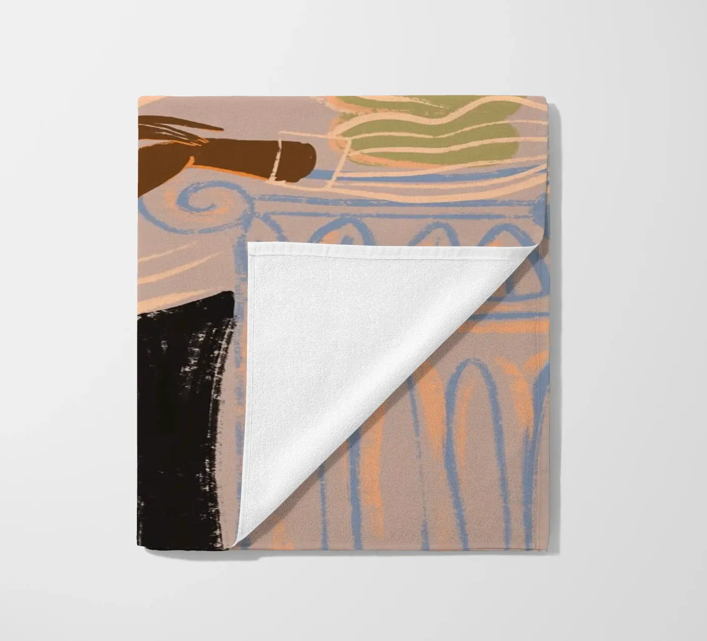 Waiting beach towel by Arty Guava