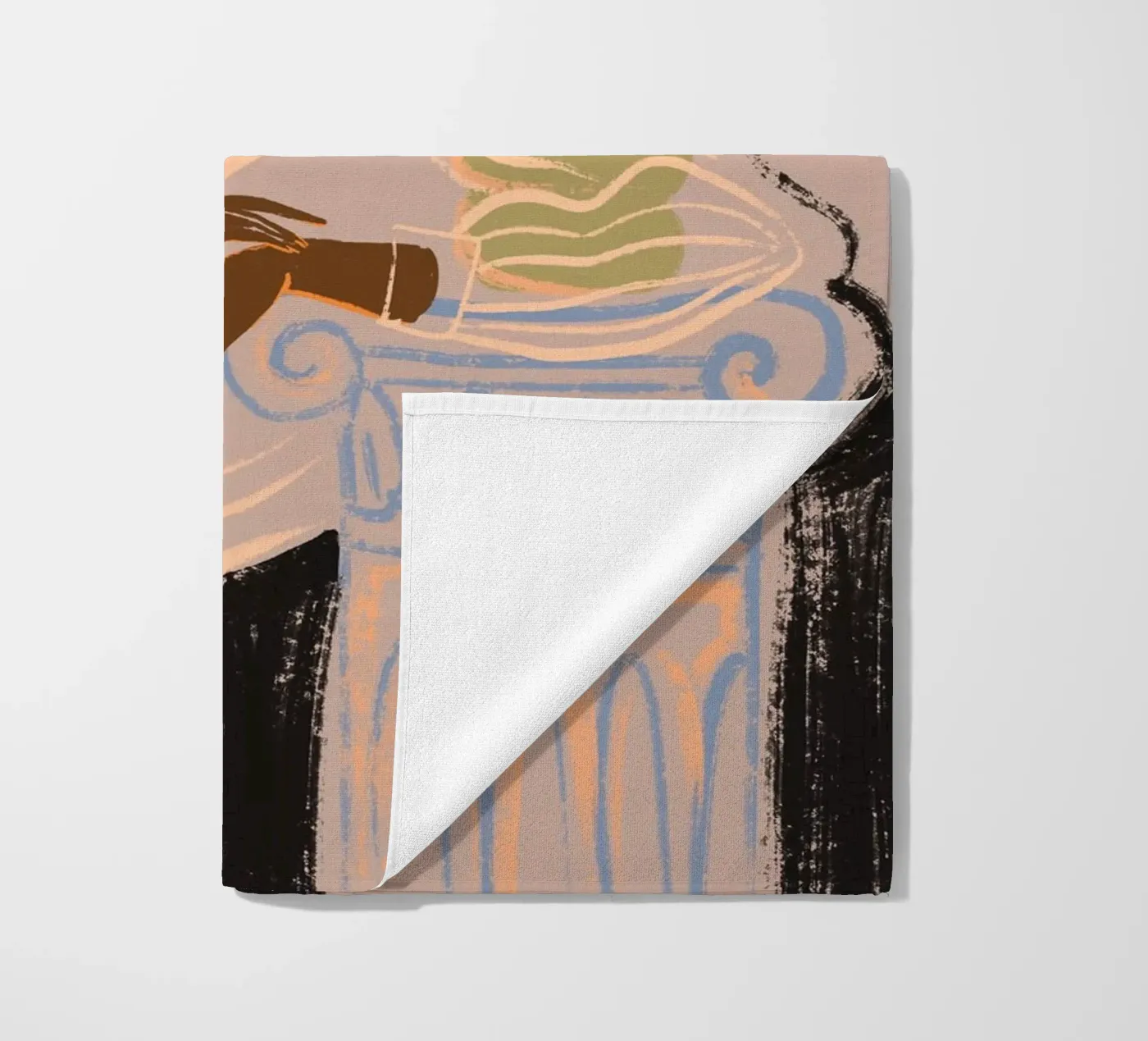 Waiting beach towel by Arty Guava