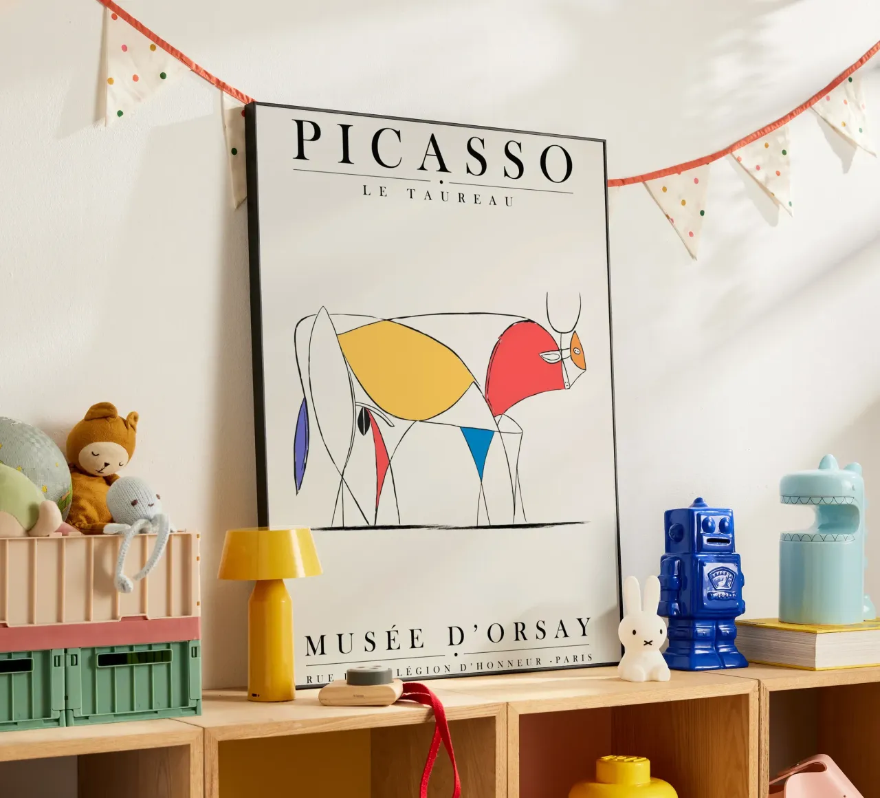 Picasso - The Bull alluminio dibond da field juan