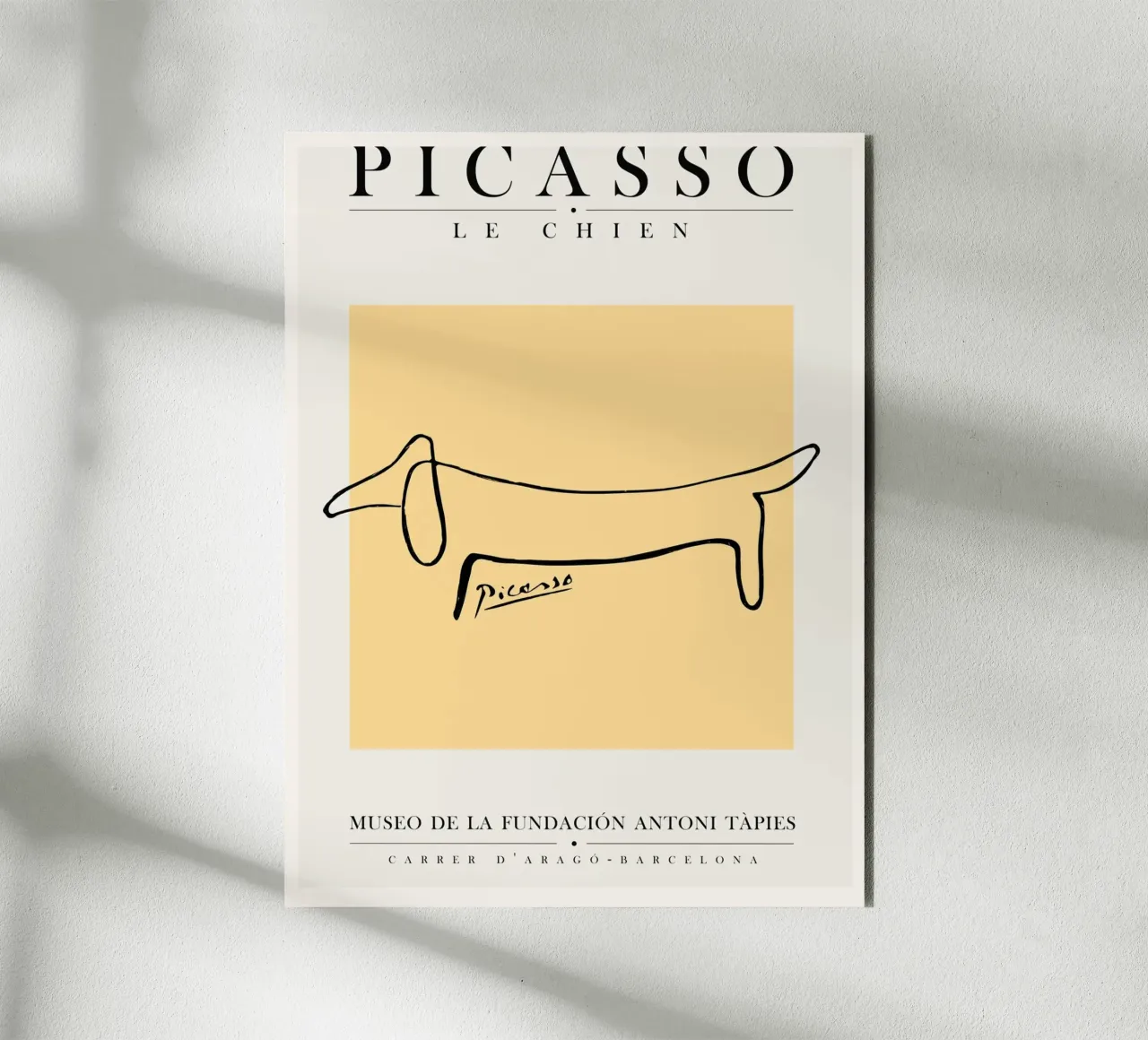 Picasso - The Dog pannello forex da field juan