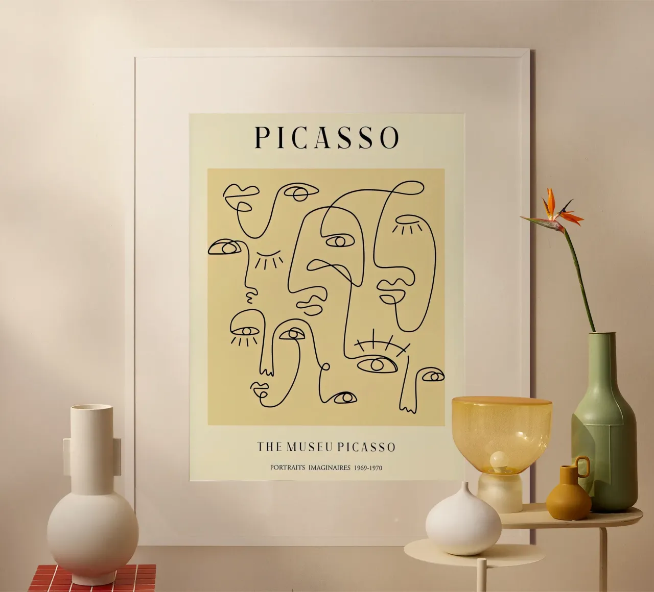 Picasso - molti volti carta hahnemühle da field juan