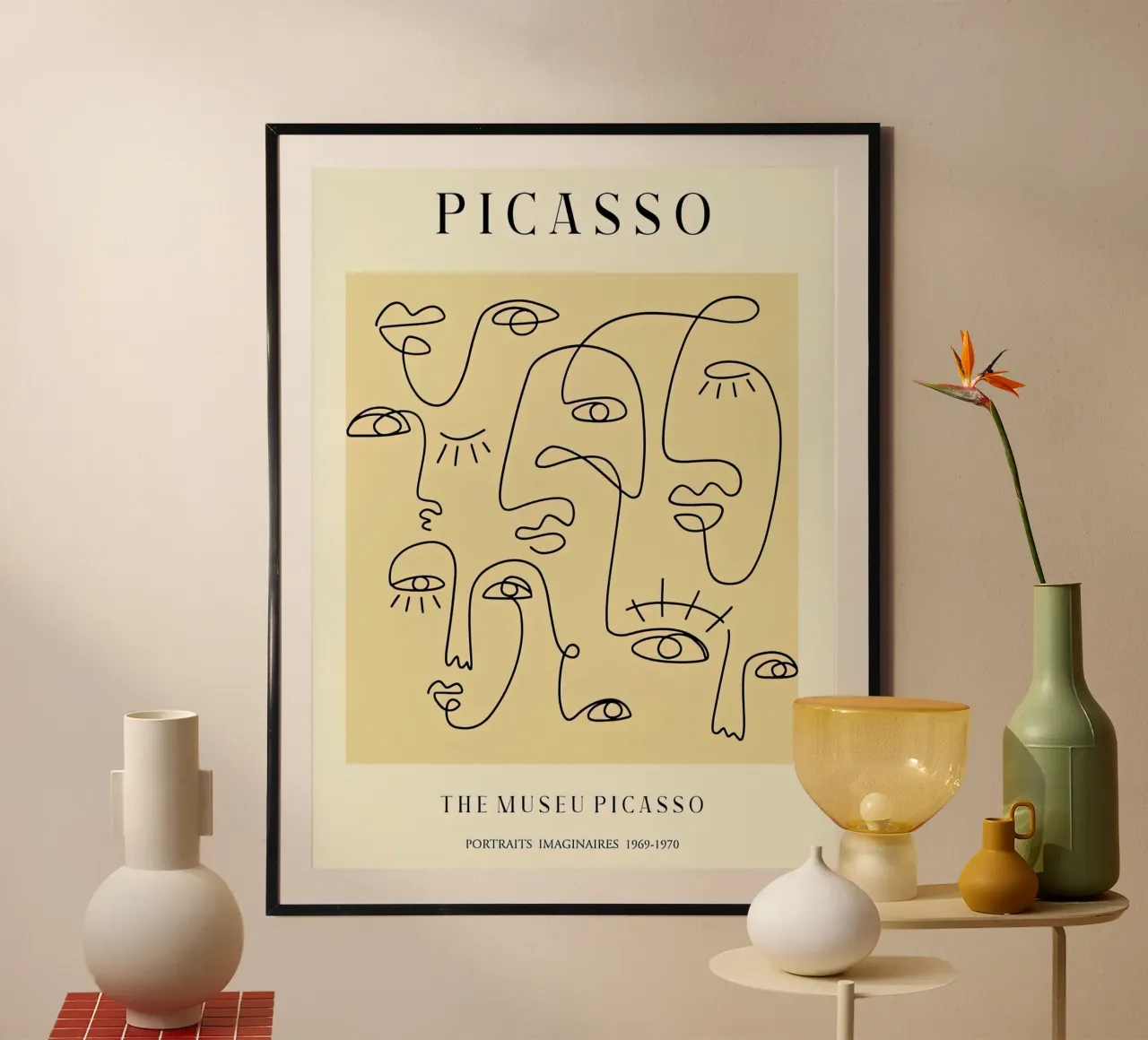 Picasso - molti volti carta hahnemühle da field juan