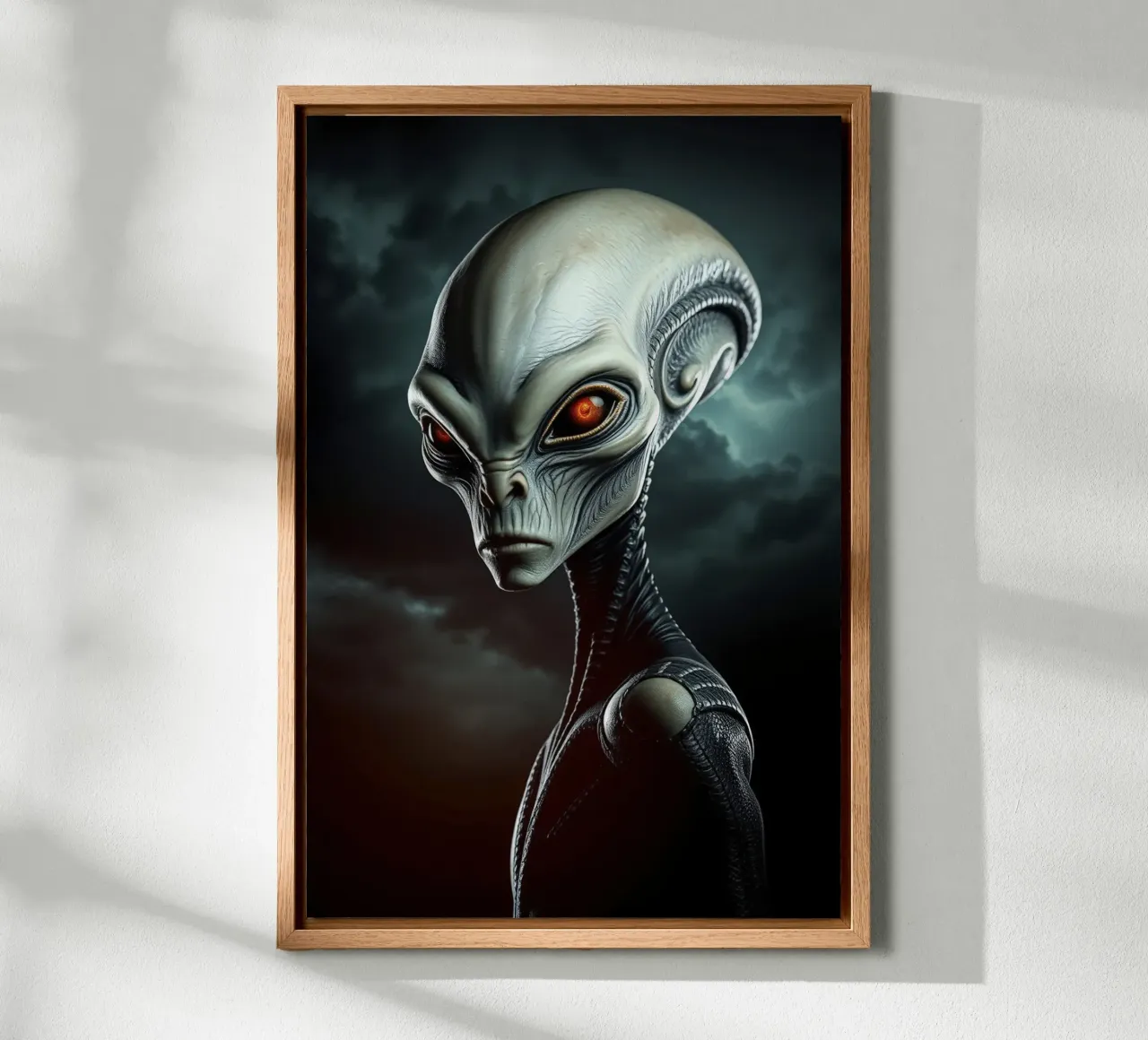 Alien Portrait canvas by Not from this planet