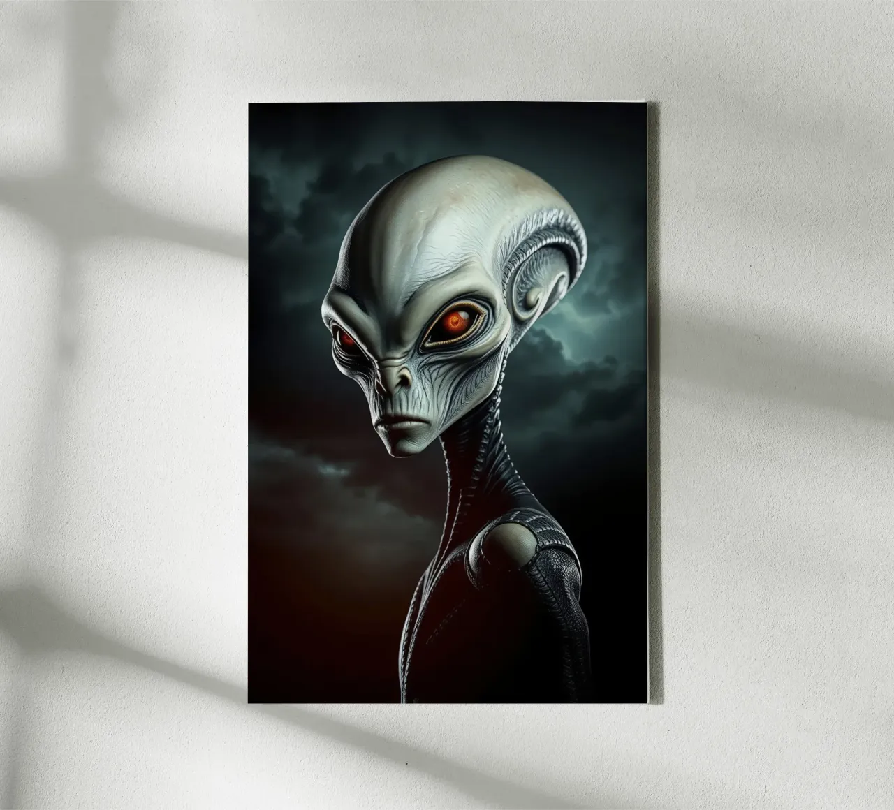 Alien Portrait canvas by Not from this planet
