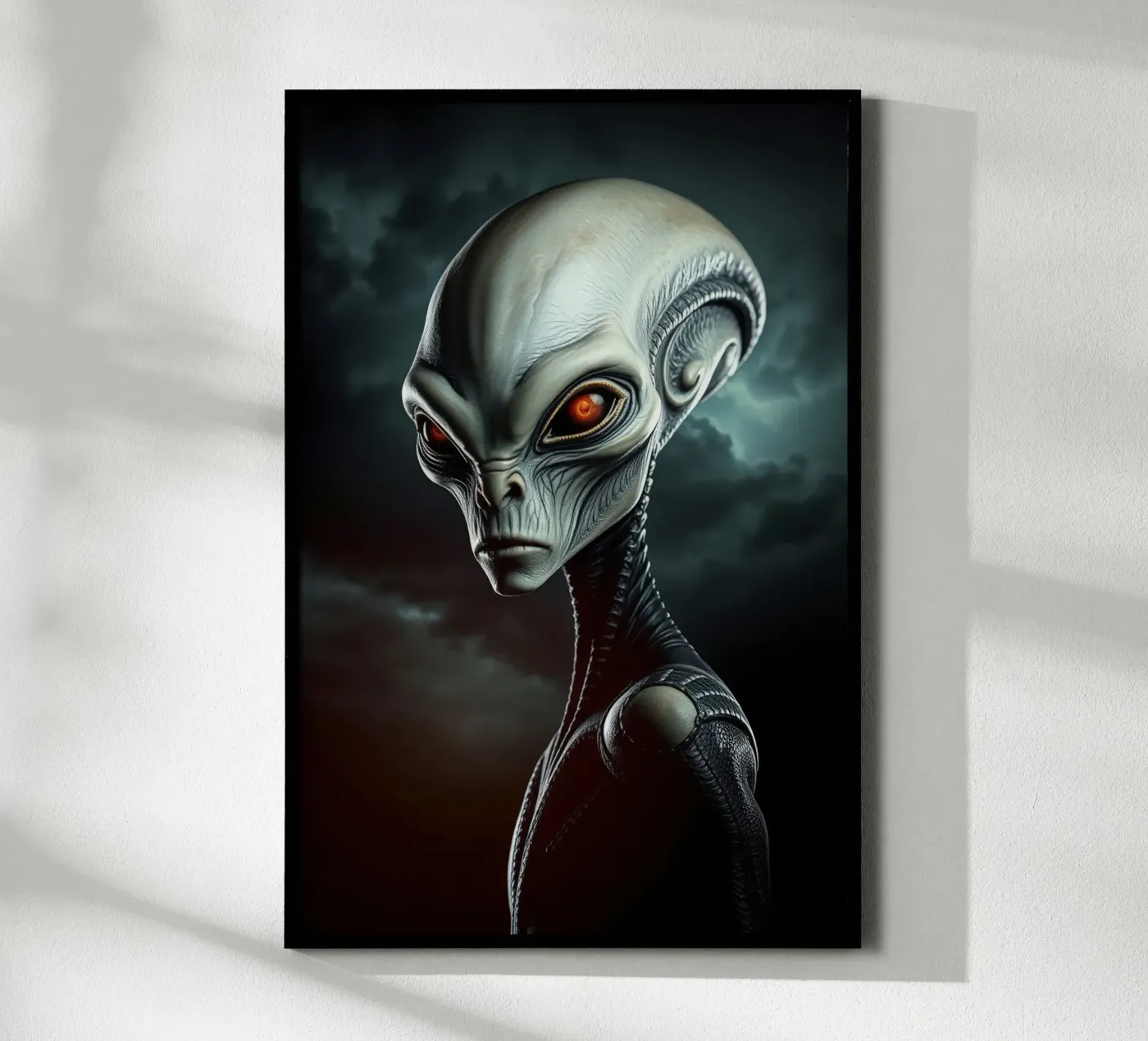 Alien Portrait poster by Not from this planet