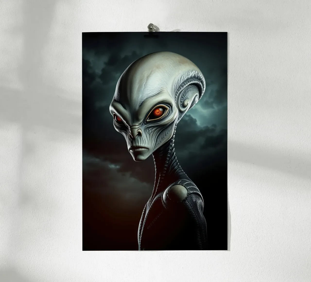 Alien Portrait poster da Not from this planet