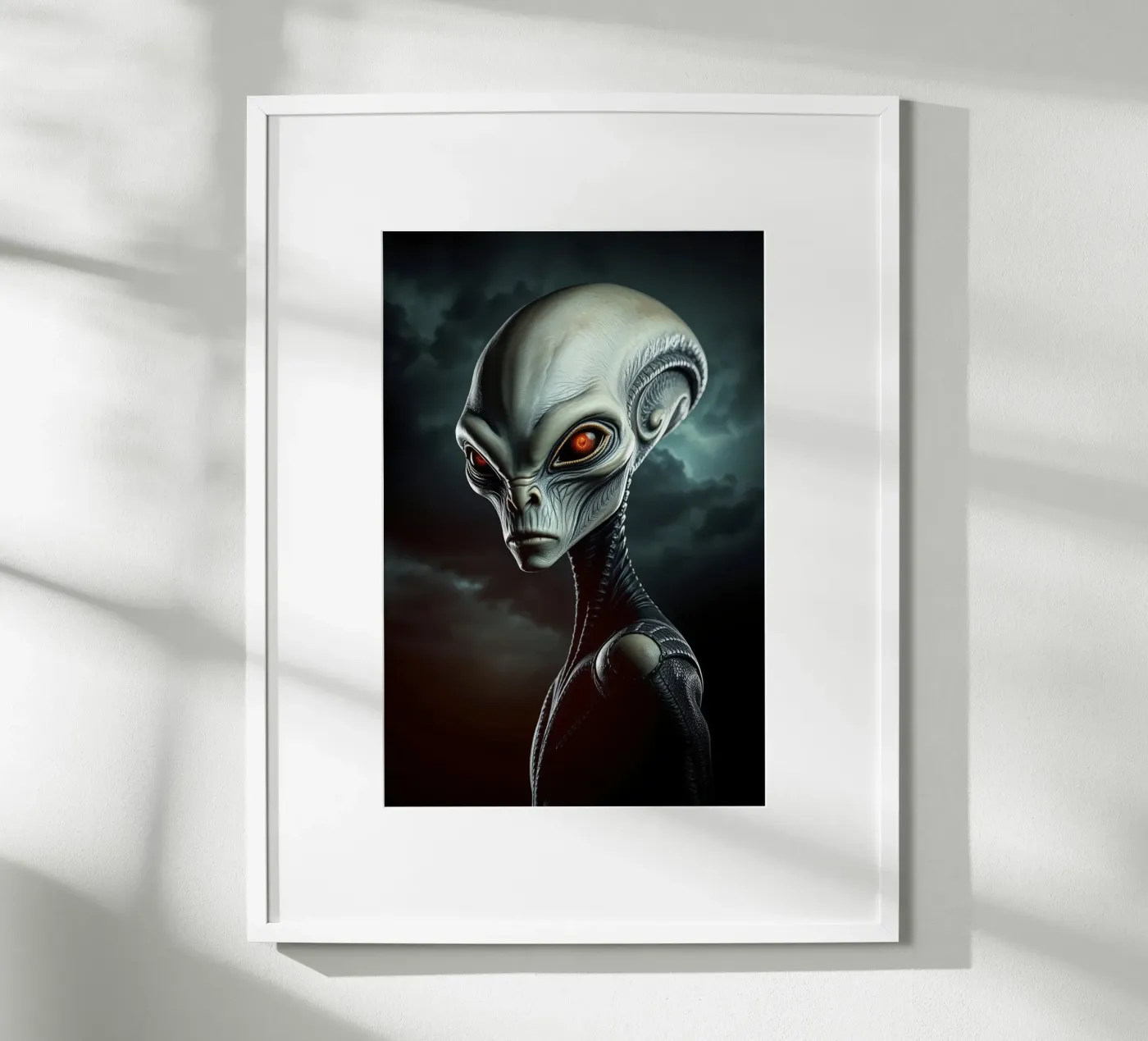 Alien Portrait poster by Not from this planet