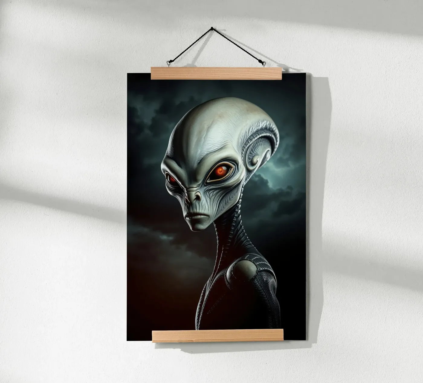 Alien Portrait poster by Not from this planet
