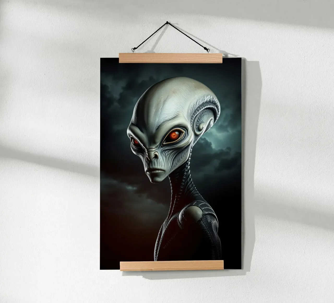 Alien Portrait poster da Not from this planet