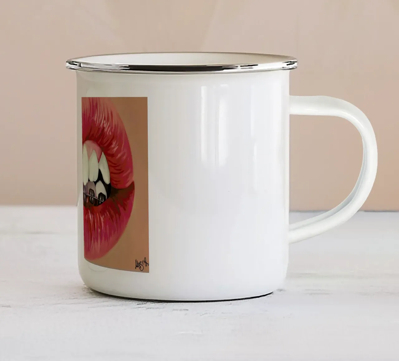 Alexandra's tazza in smalto da Musya