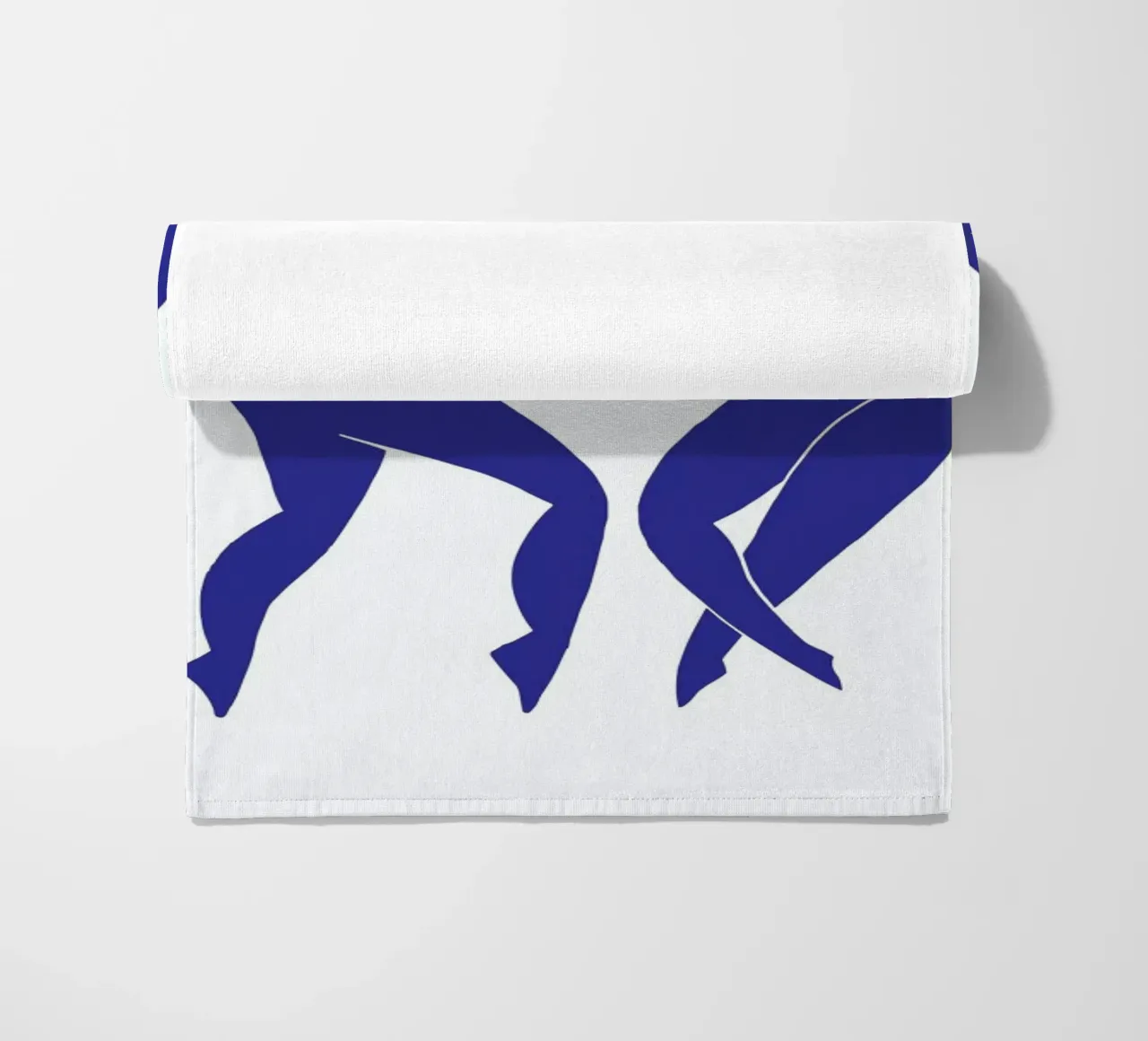 Dancing Figures Blue telo mare da Graphite