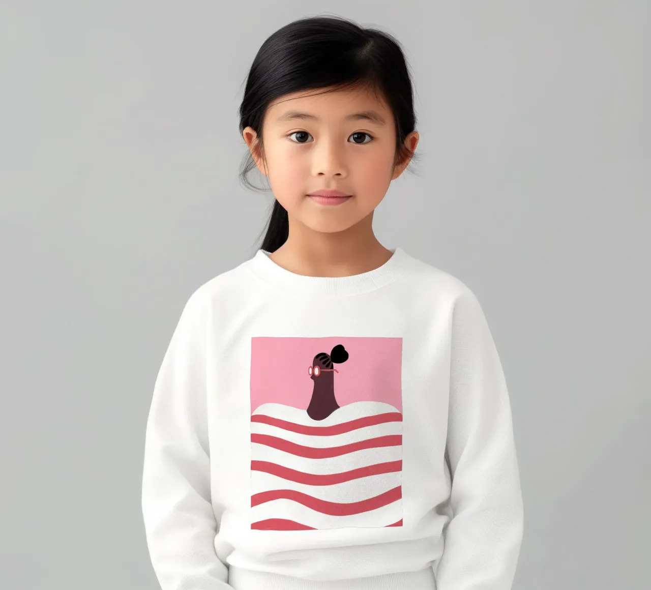 Strisce felpa bambino da Johannes Lott Illustration
