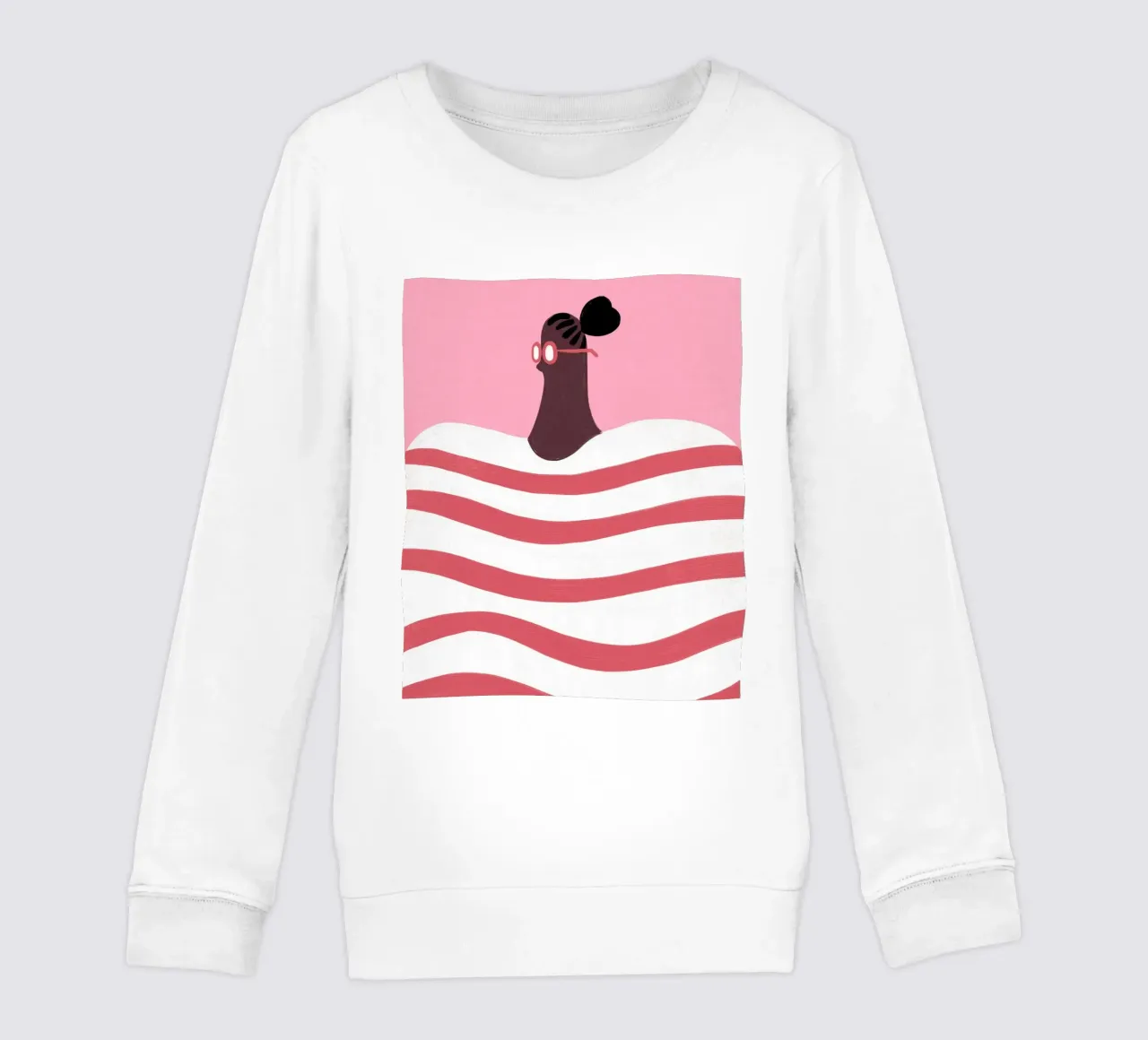 Strisce felpa bambino da Johannes Lott Illustration