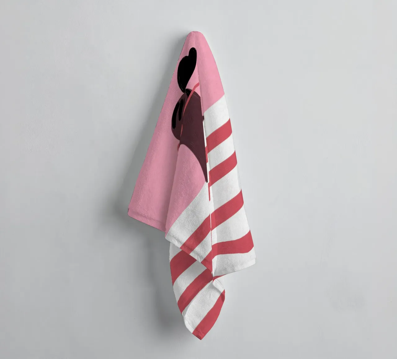 Strisce asciugamano da bagno da Johannes Lott Illustration