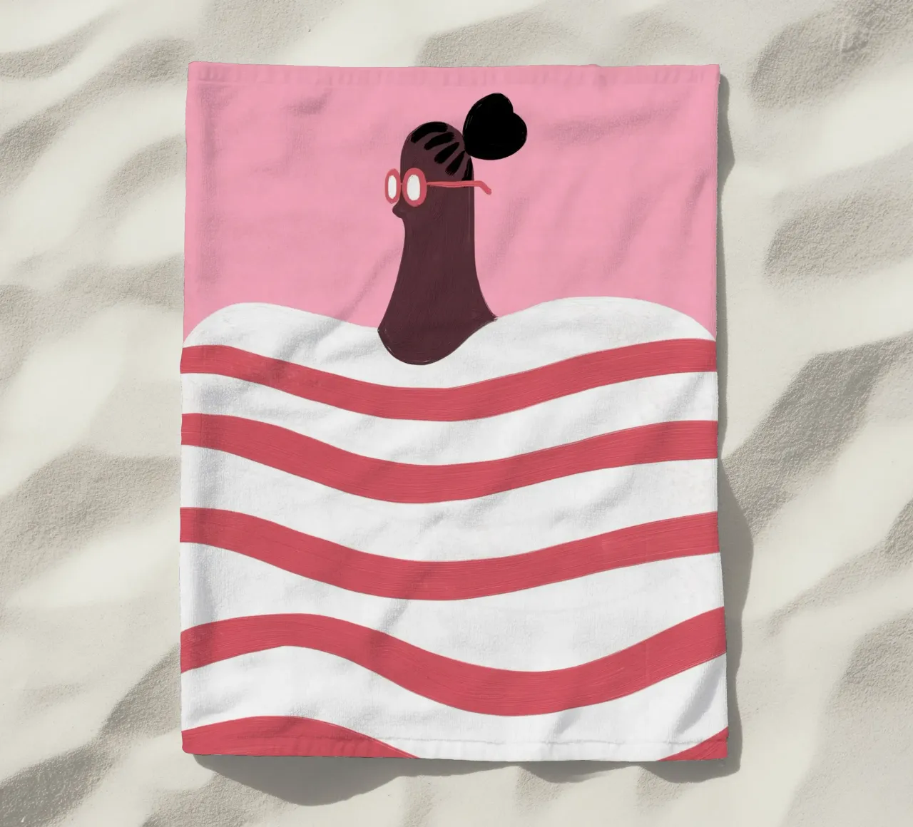 Strisce telo mare da Johannes Lott Illustration