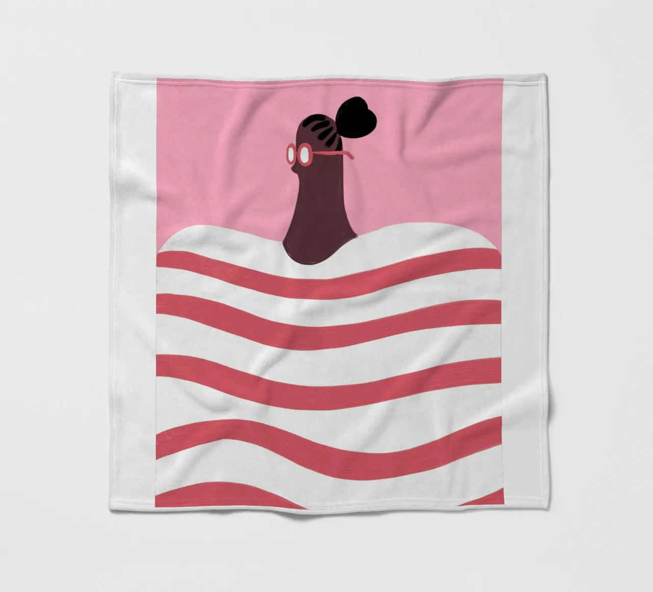 Strisce coperta in pile da Johannes Lott Illustration