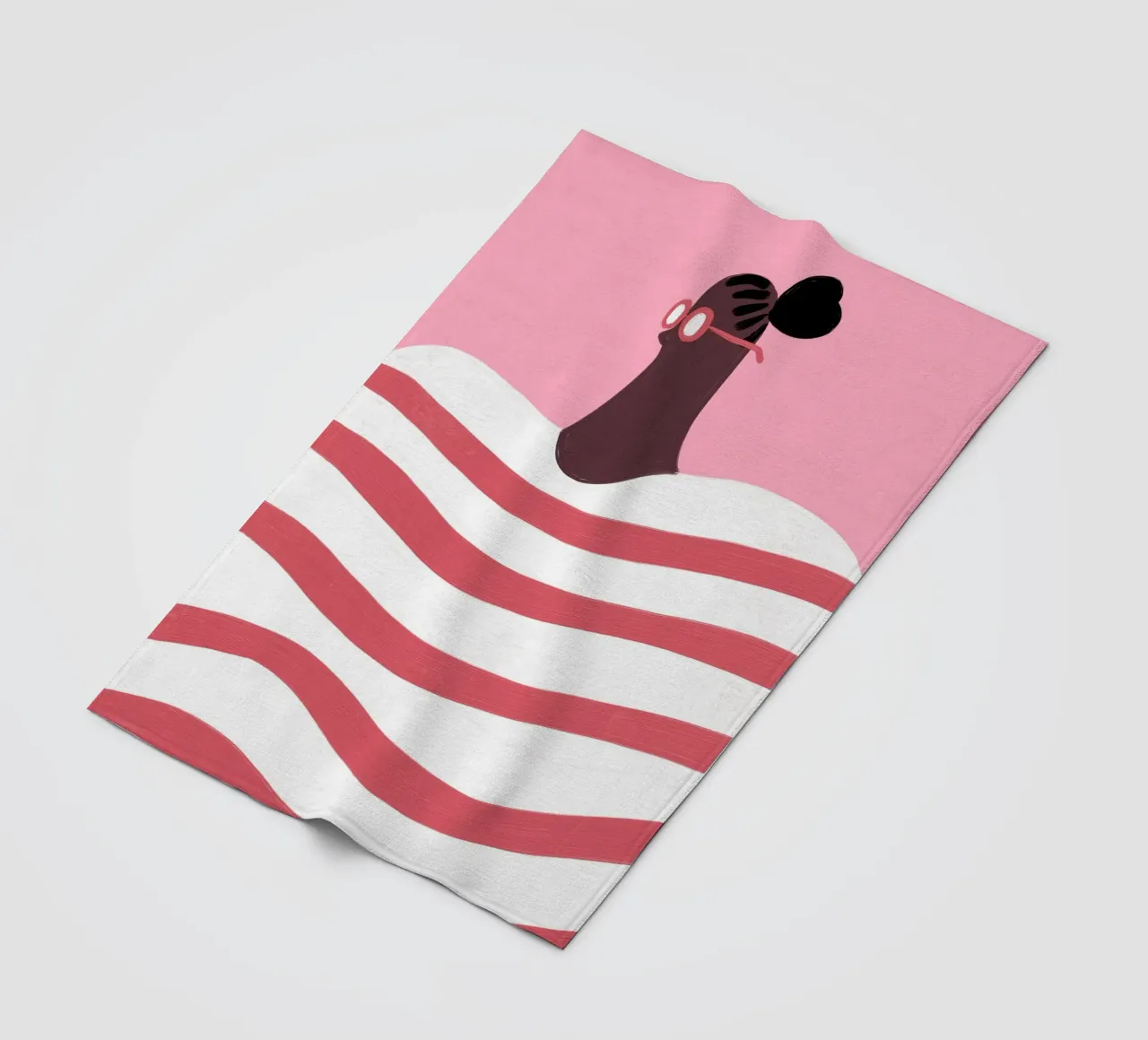 Strisce coperta in pile da Johannes Lott Illustration