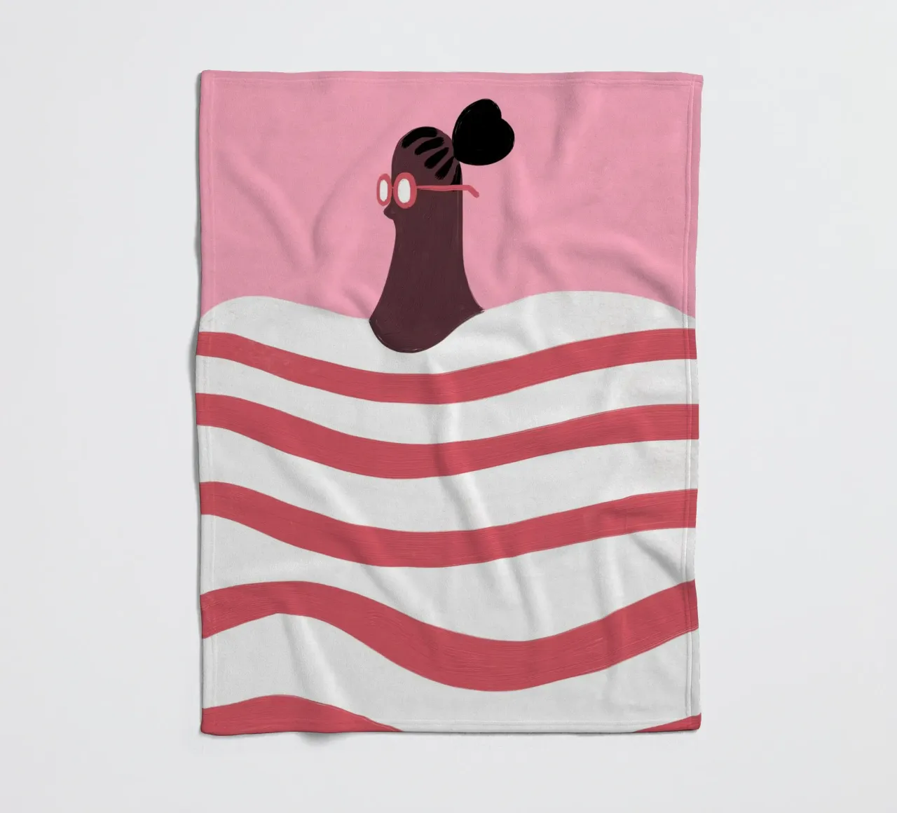 Strisce coperta in pile da Johannes Lott Illustration