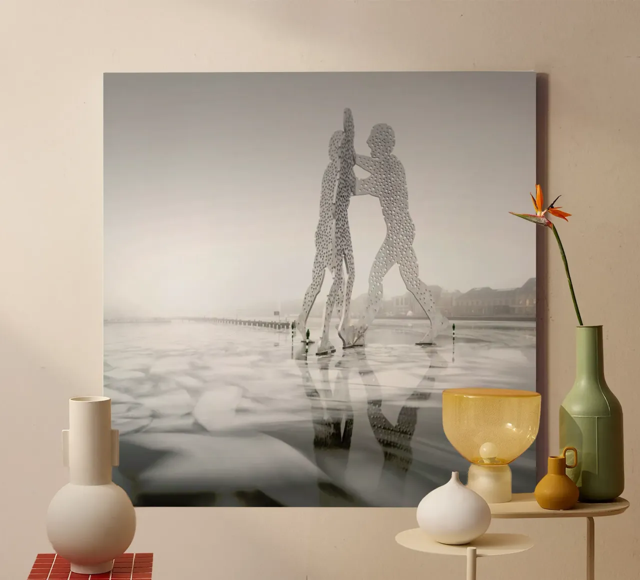 Molecule Men On Ice | Berlin 2016 canvas met Baklijst van Håggard Photography | Ronny Behnert