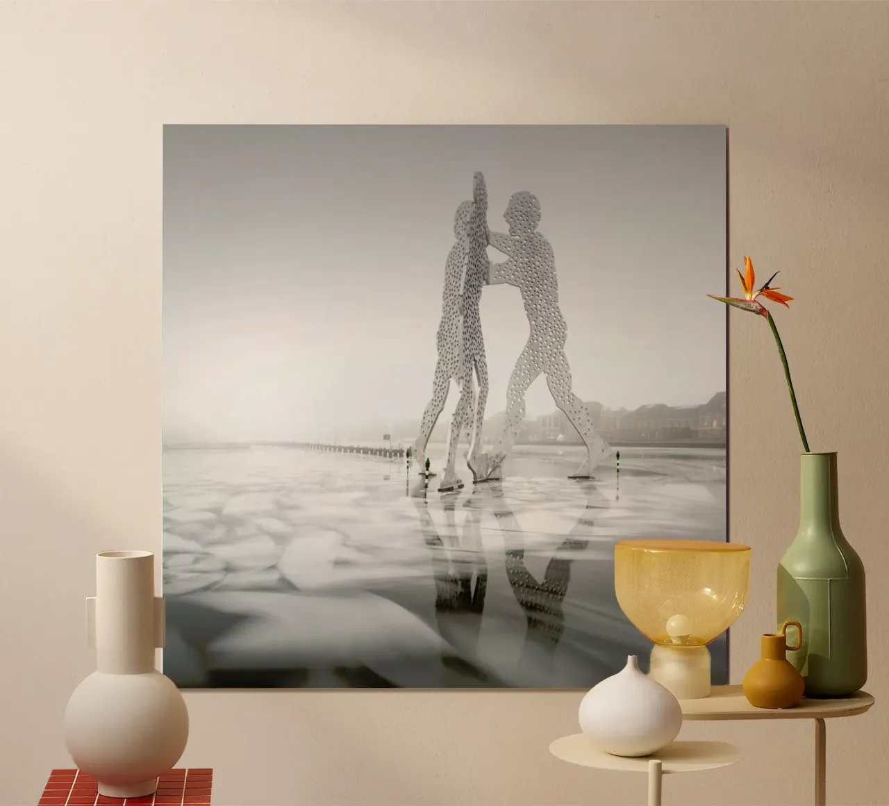 Molecule Men On Ice | Berlin 2016 poster con telaio in alluminio da Håggard Photography | Ronny Behnert
