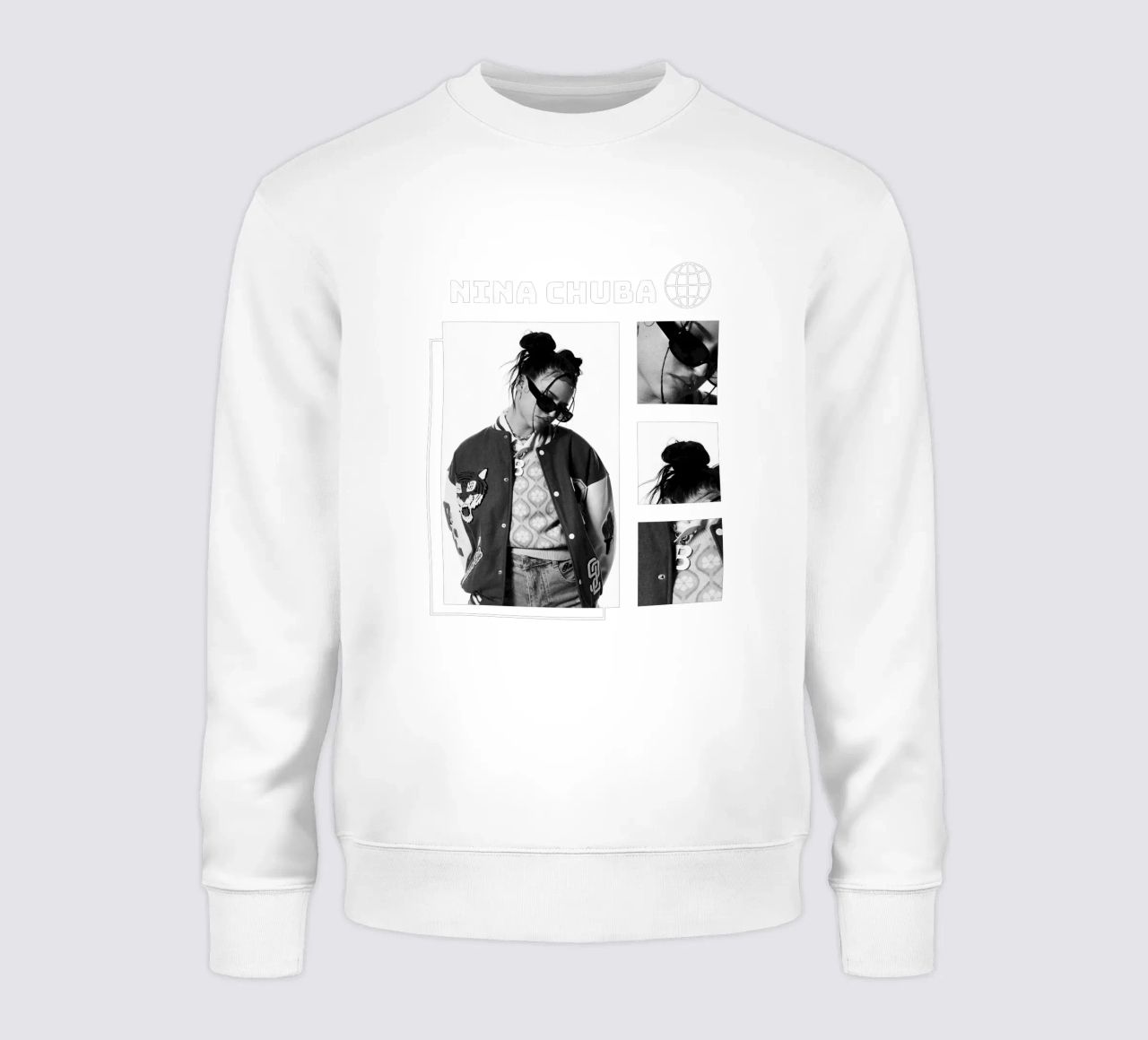 Weinlese Nina Chuba Sweatshirt von NindaCreationsArt
