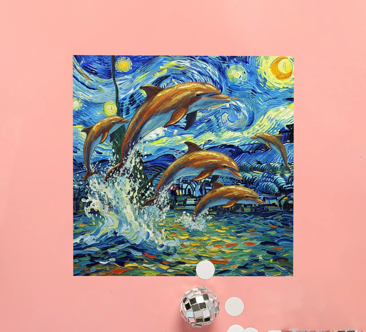 Delphin springen Meer Sticker von NEW LIFE