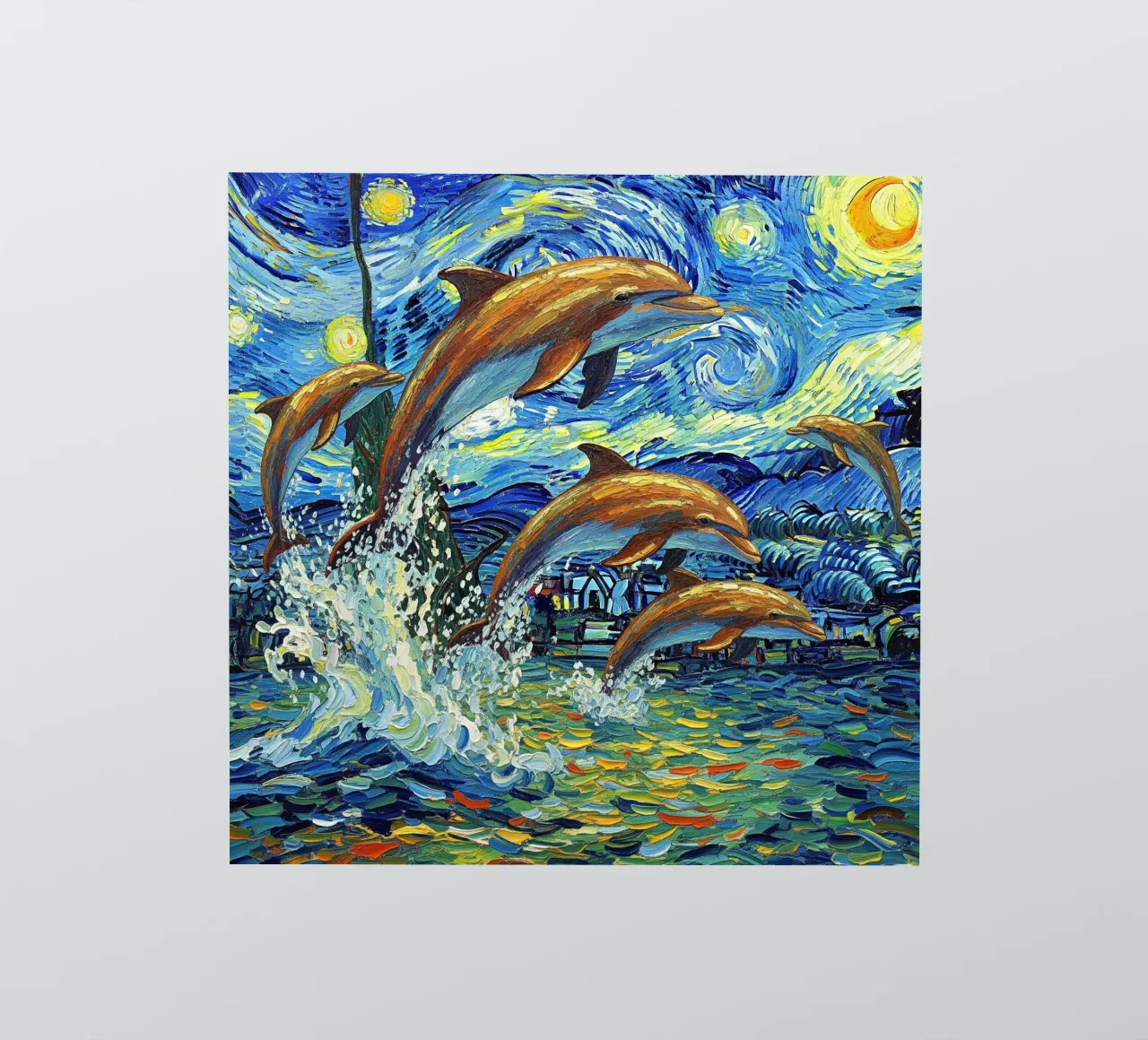 Delphin springen Meer Sticker von NEW LIFE