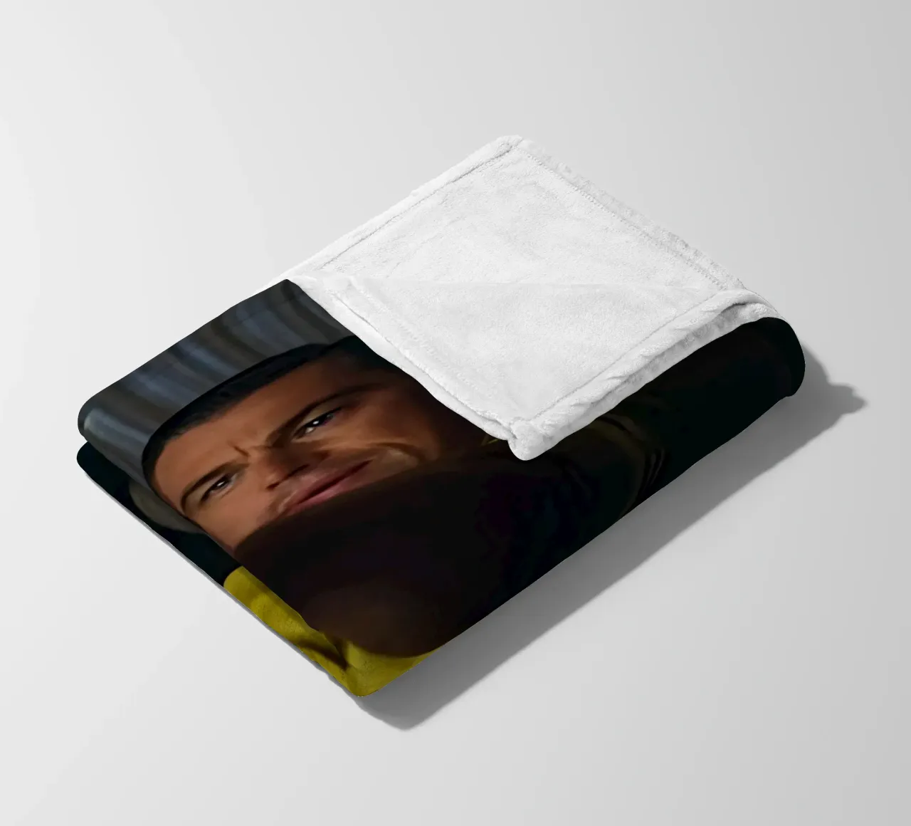 Leonardo DiCaprio coperta in pile da Low poly art
