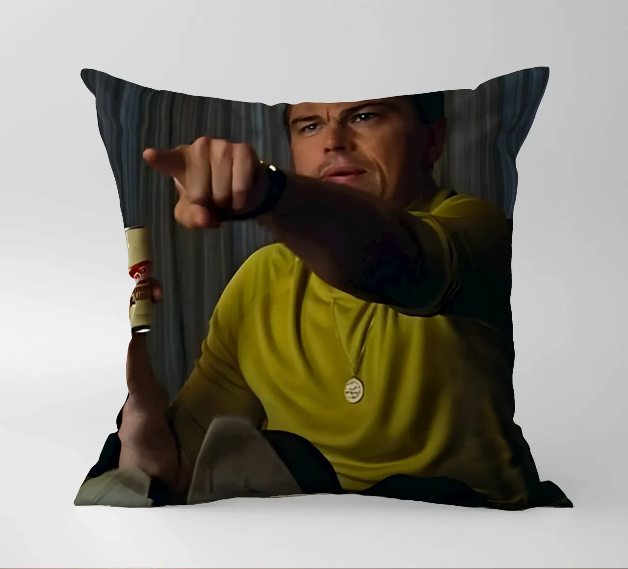 Leonardo DiCaprio cuscino da Low poly art