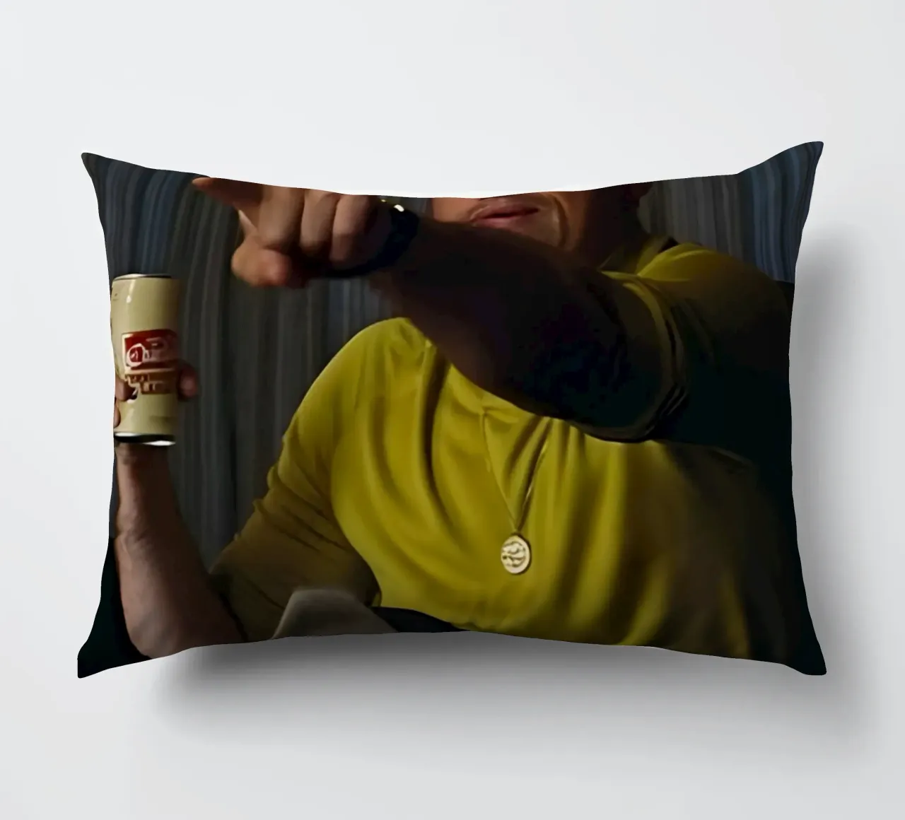 Leonardo DiCaprio cuscino da Low poly art